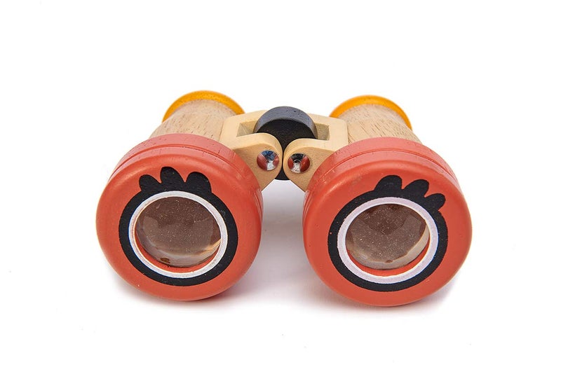 Tender Leaf Toys - Safari Binoculars - Wooden Binoculars with Kaleidoscope Lenses for Kids - Adjustable Pretend Play Toy for Safari Adventures - Ages 3+ - Image 3